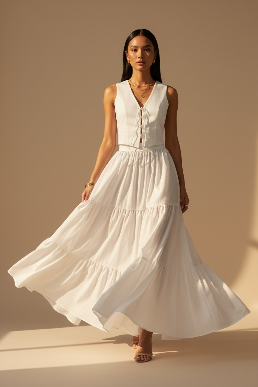 Ethereal Grace Lace-Front Maxi Dress