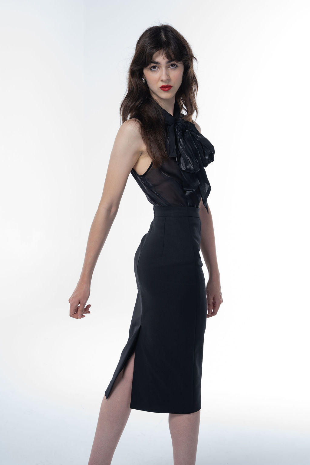 Safira Midi Pencil Skirt