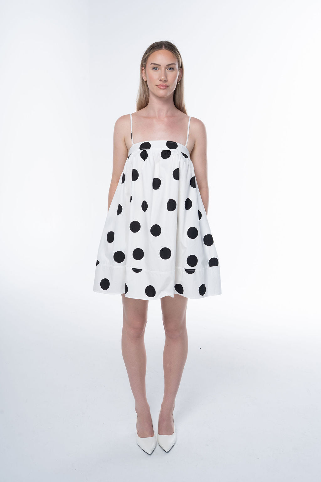 Printed Woven Mini Dress with Smocked Back