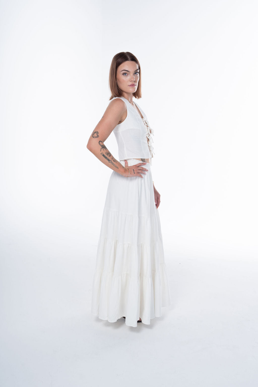Ethereal Grace Lace-Front Maxi Dress