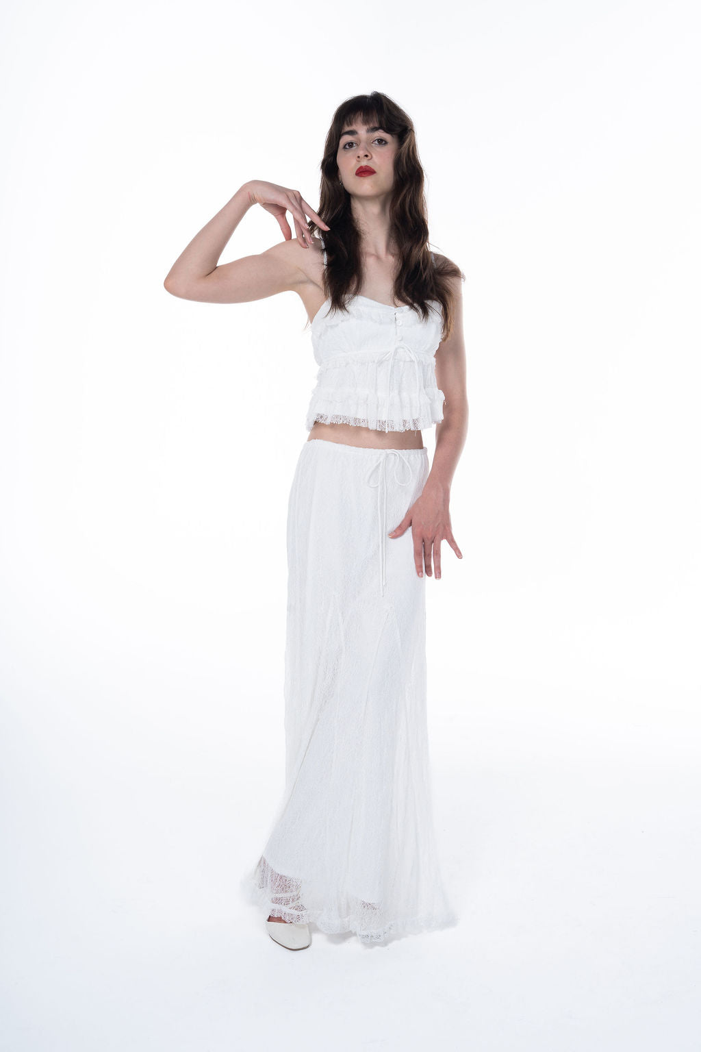 Santorini Lace Two-Piece Set - Ivory