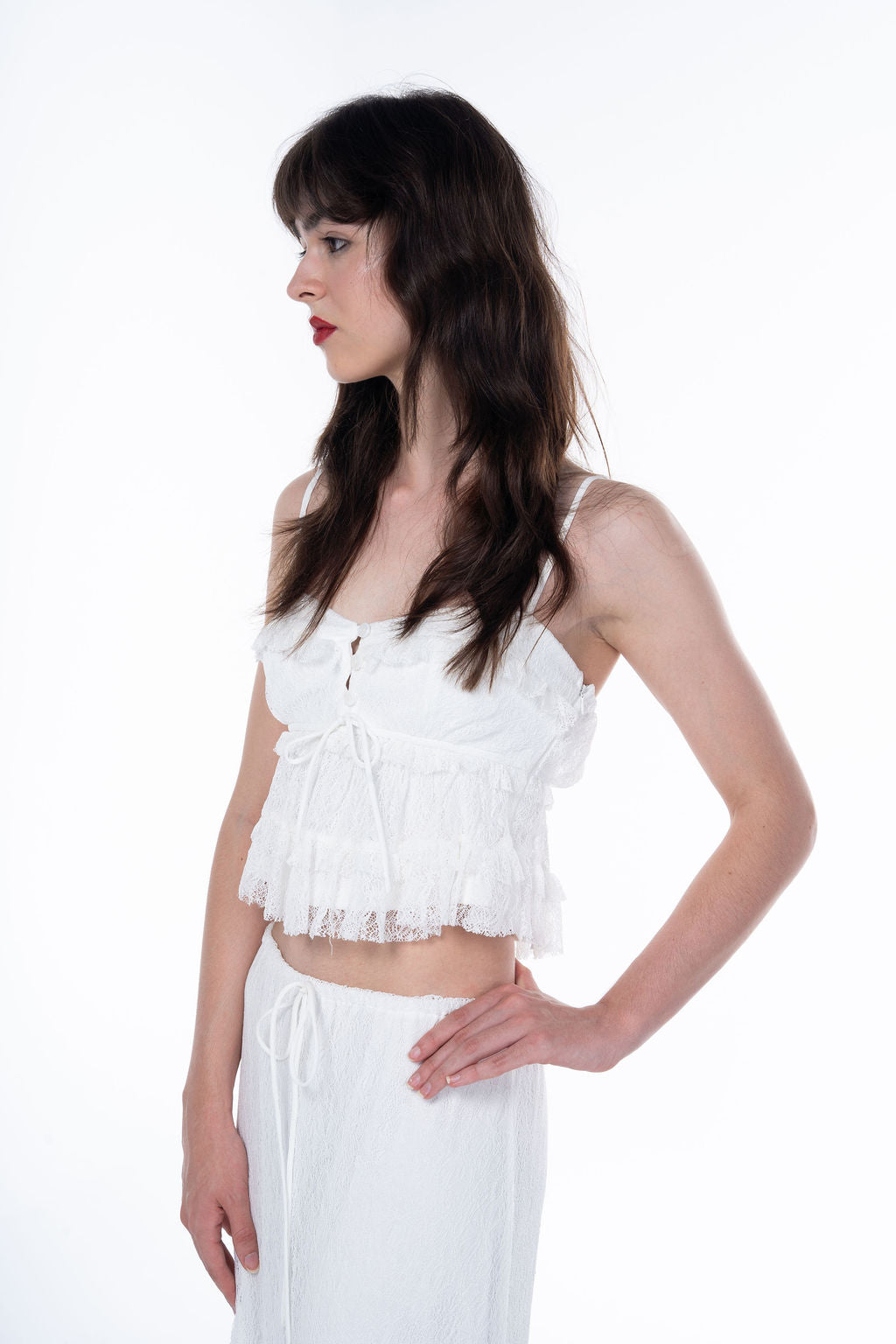 Santorini Lace Two-Piece Set - Ivory
