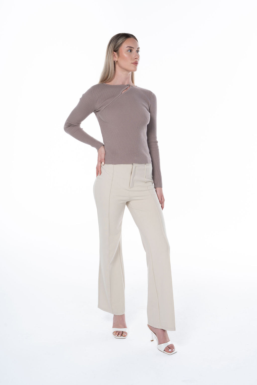 High Waisted Wide Leg Pants