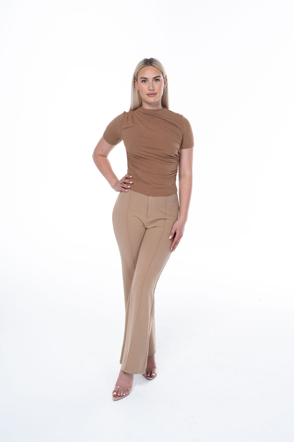 Ruched Jersey Top