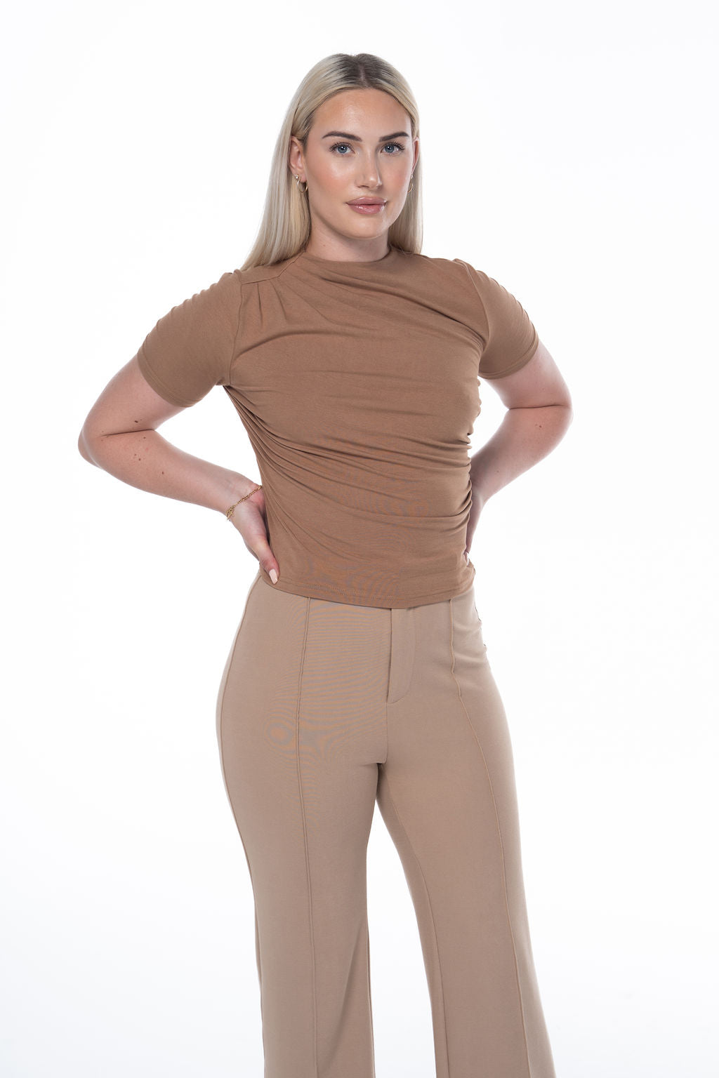 Ruched Jersey Top